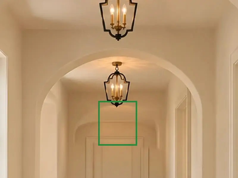 Hall, the same spot fixed.