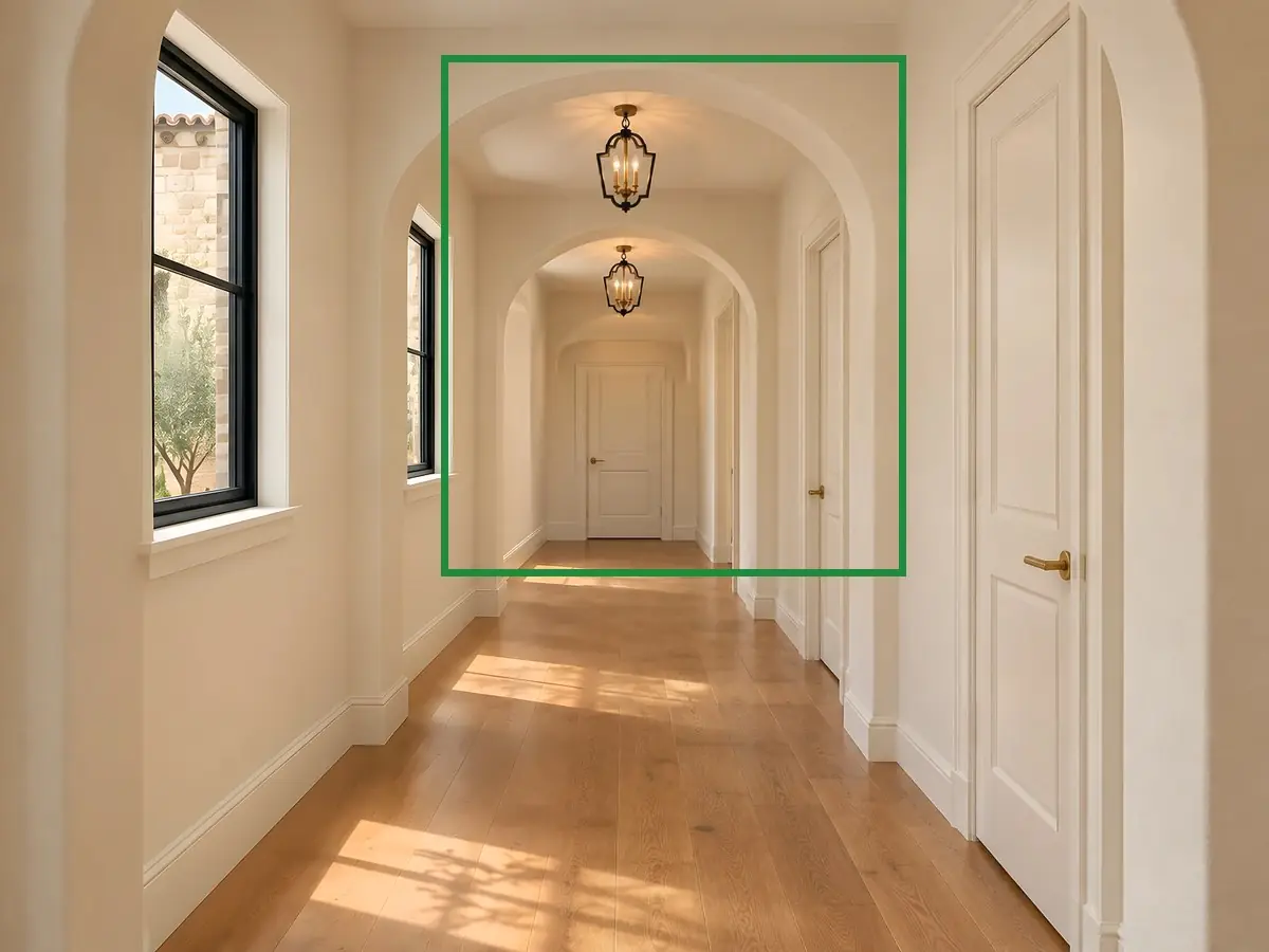 Hall, the same spot fixed.